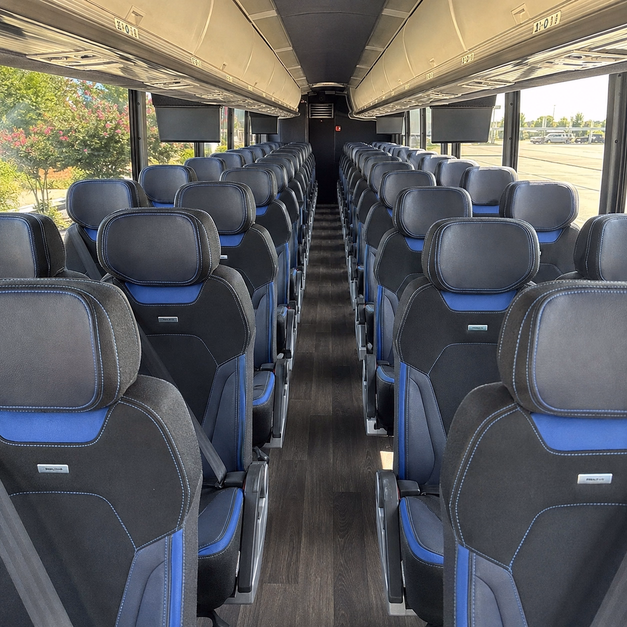 west valley city charter bus services interior